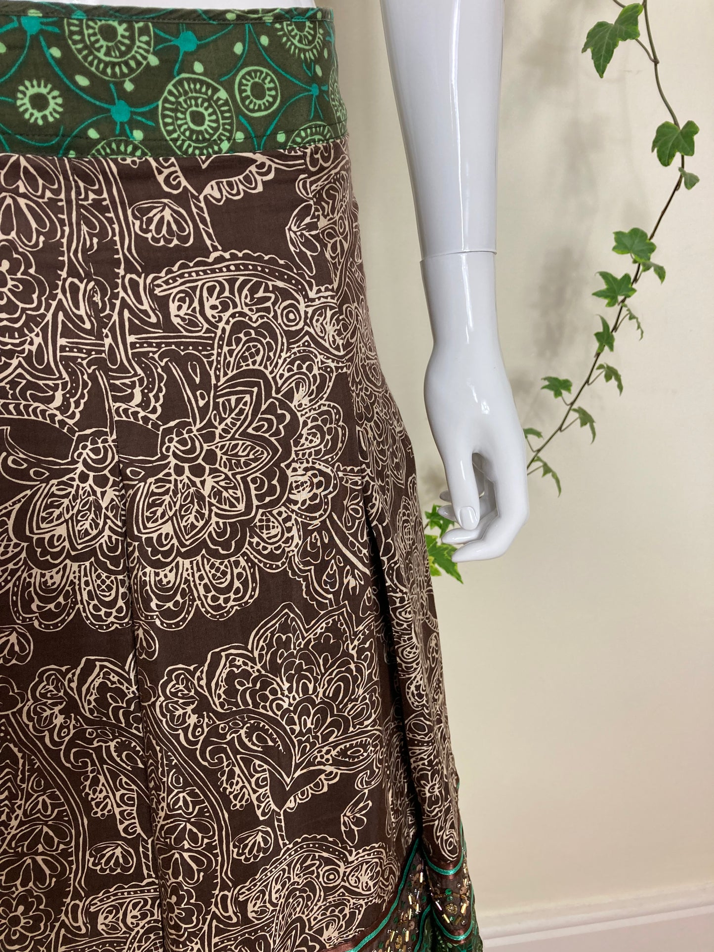 Skirt Silk Cotton Marella Made in Italy