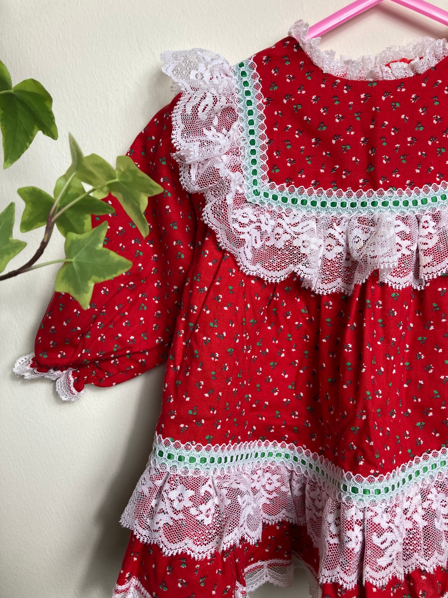 Cotton Baby Red Dress