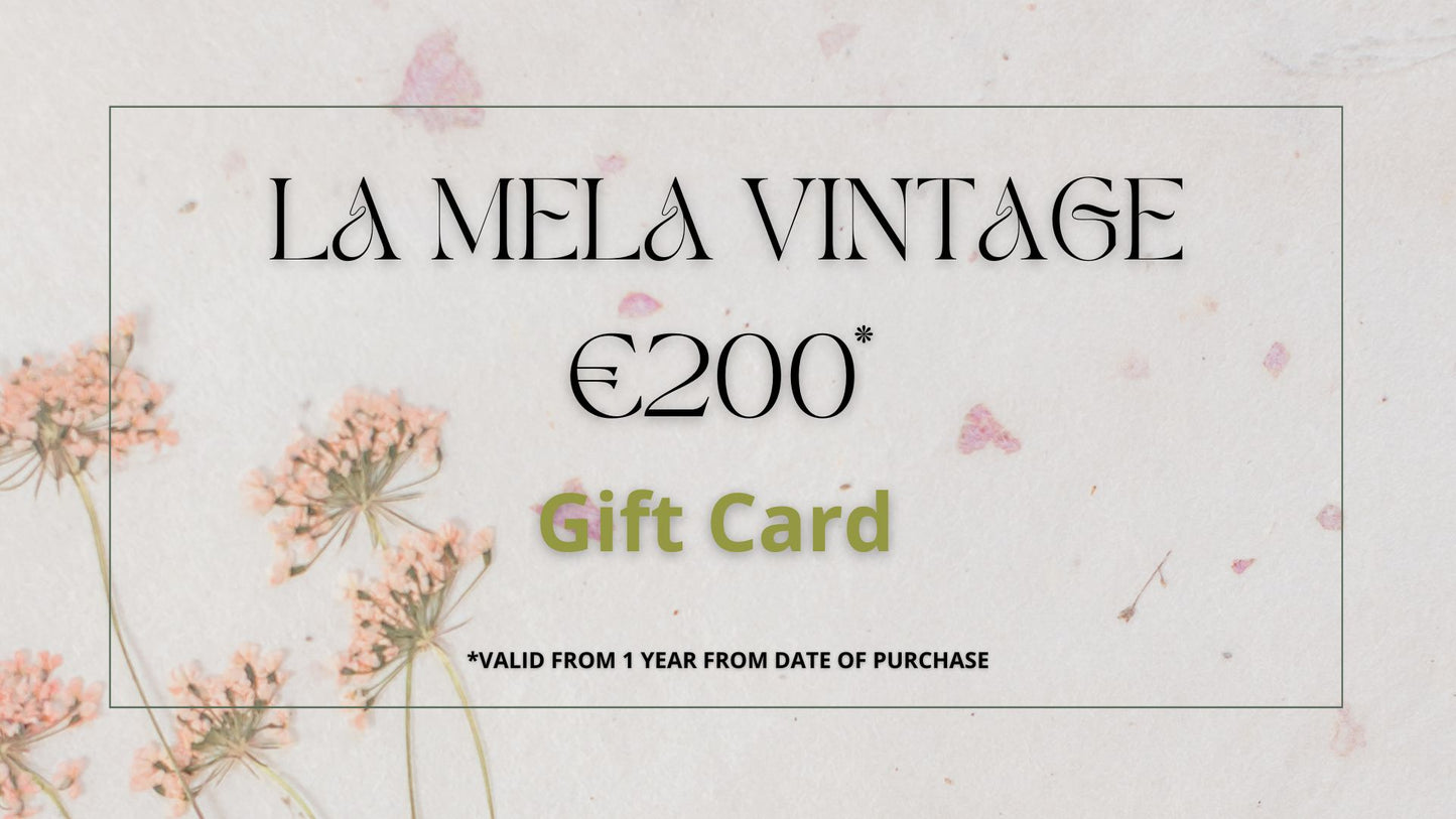 La Mela Vintage Gift Card