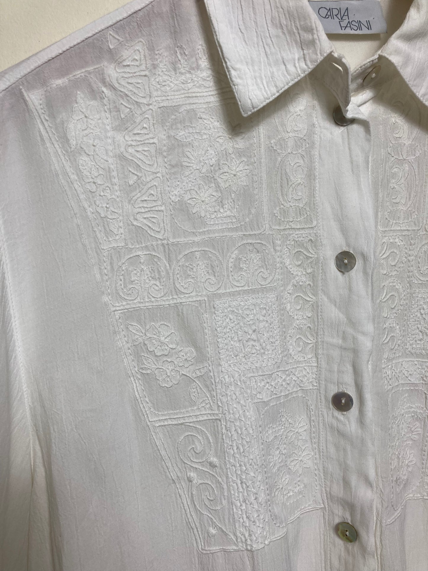 80s Viscose Romantic Shirt