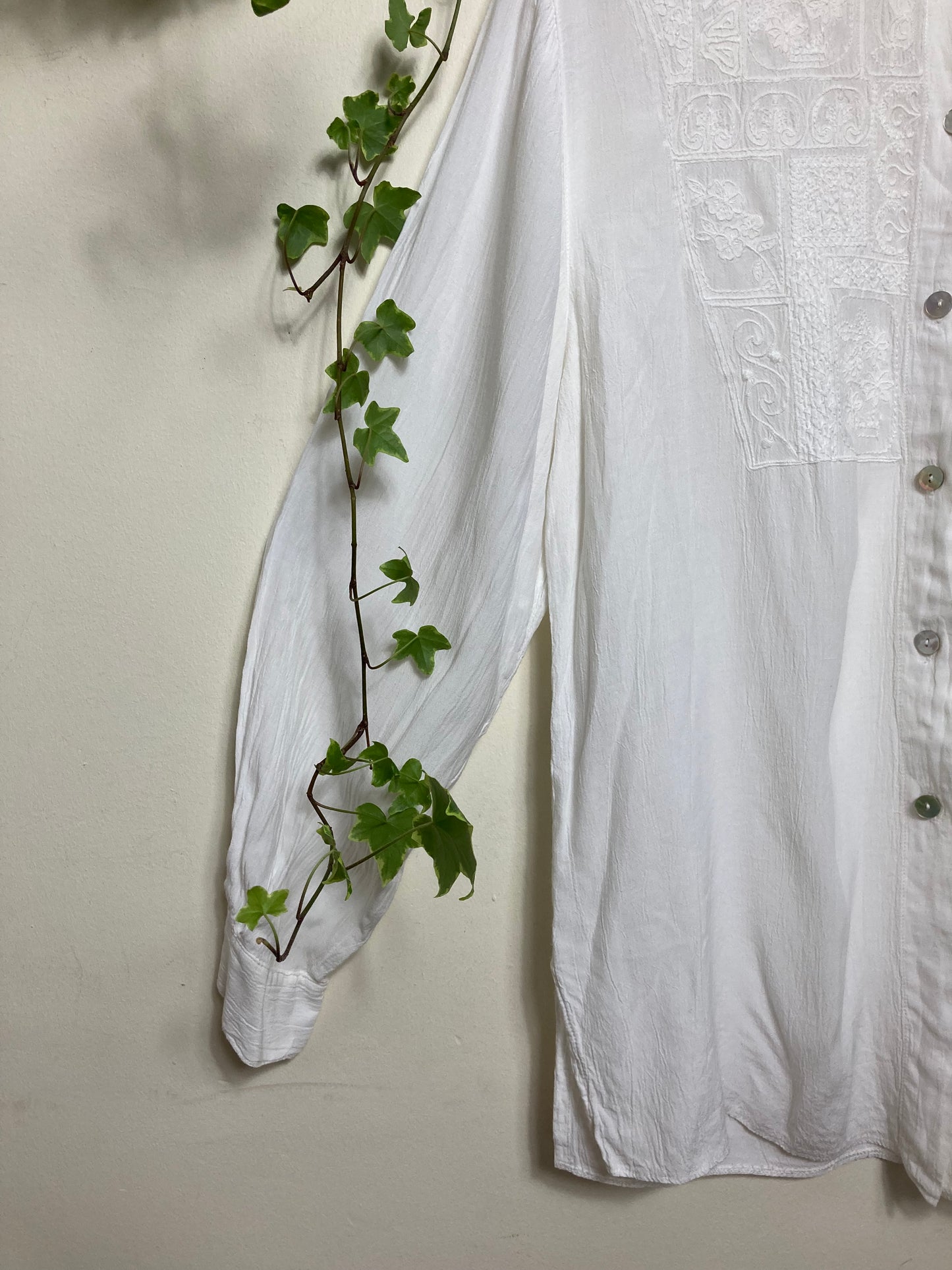 80s Viscose Romantic Shirt