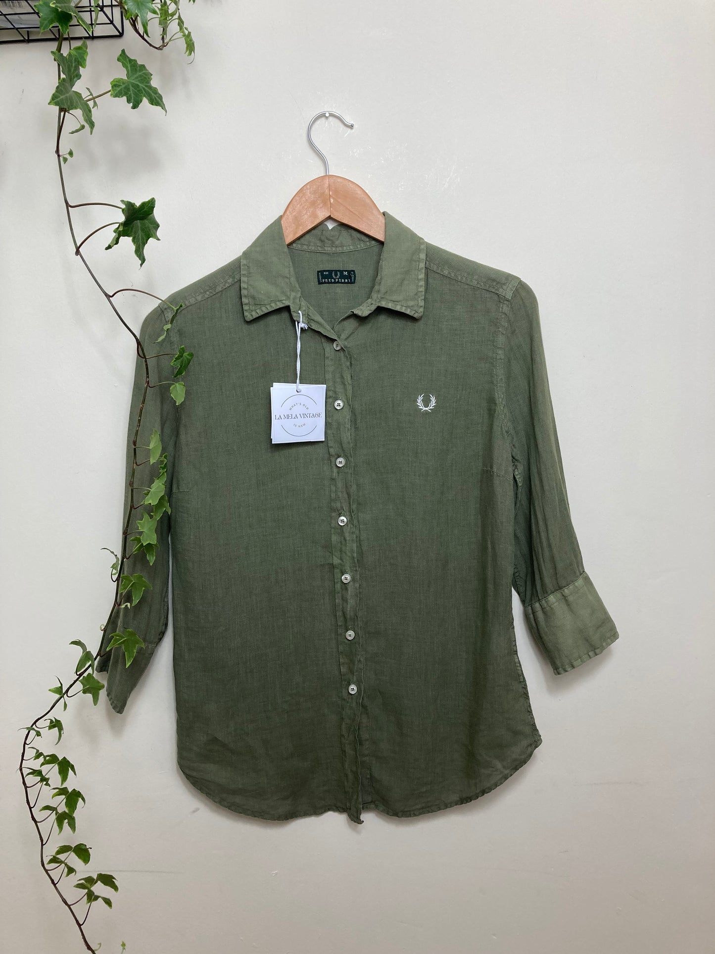 Pure Linen Fred Perry Shirt