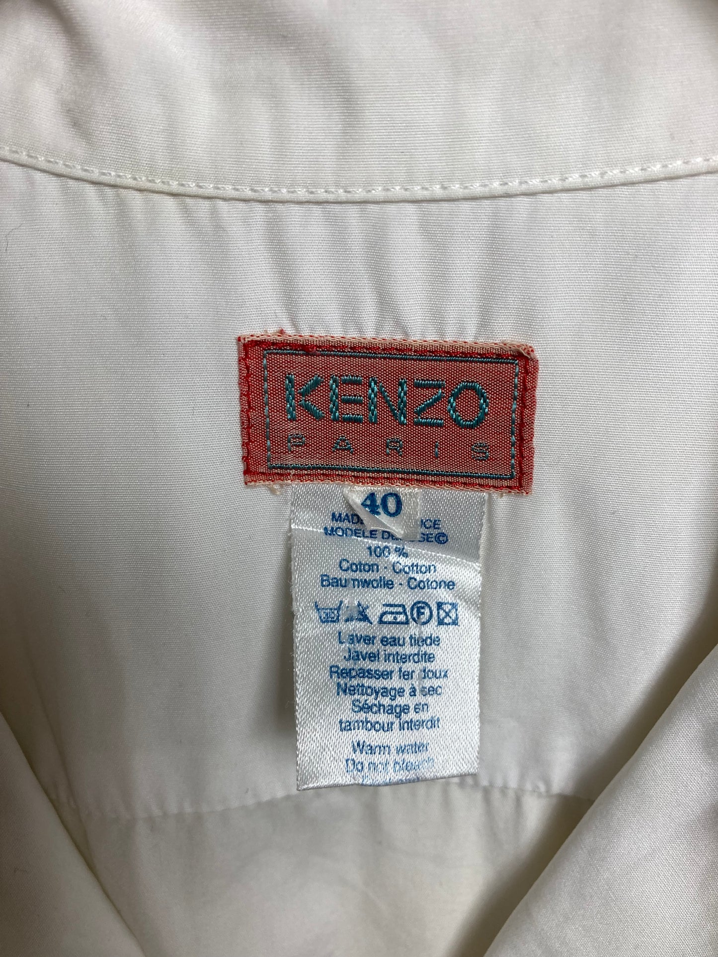 Sleeveless Cotton Shirt by Kenzo