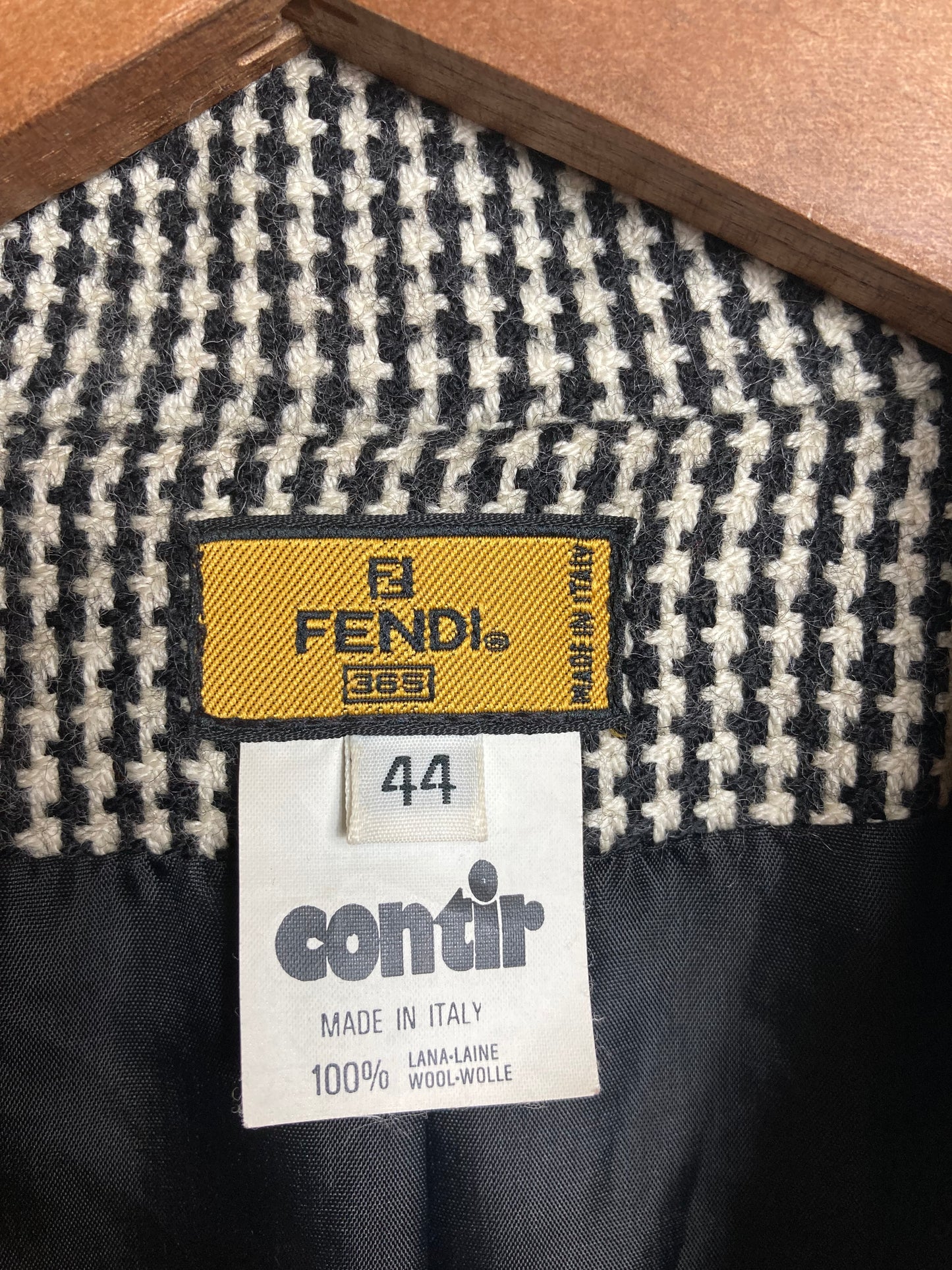 Fendi 365 By Contir Roma Vintage Jacket Wool