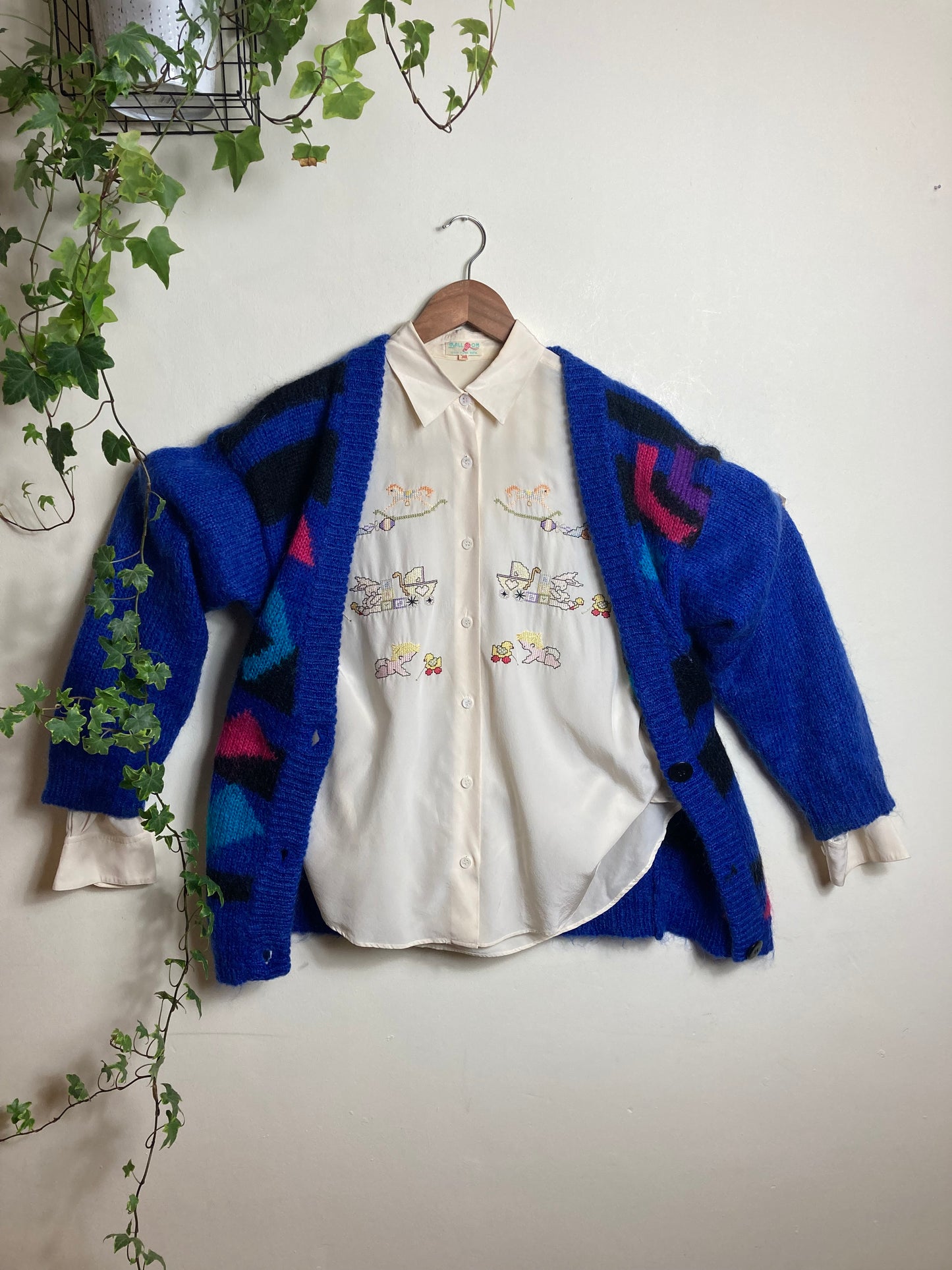 80s Silk Romantic Shirt Made in Italy