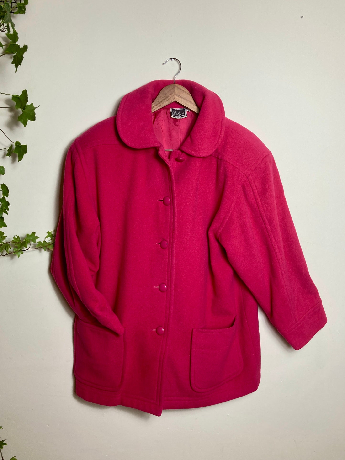 Luisa Spagnoli Wool Pink Coat