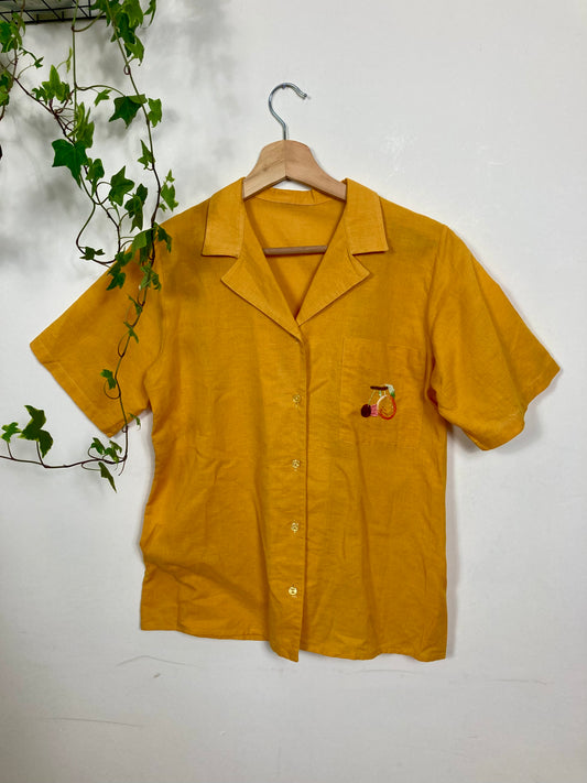 70s Ochre Shirt Made in Italy