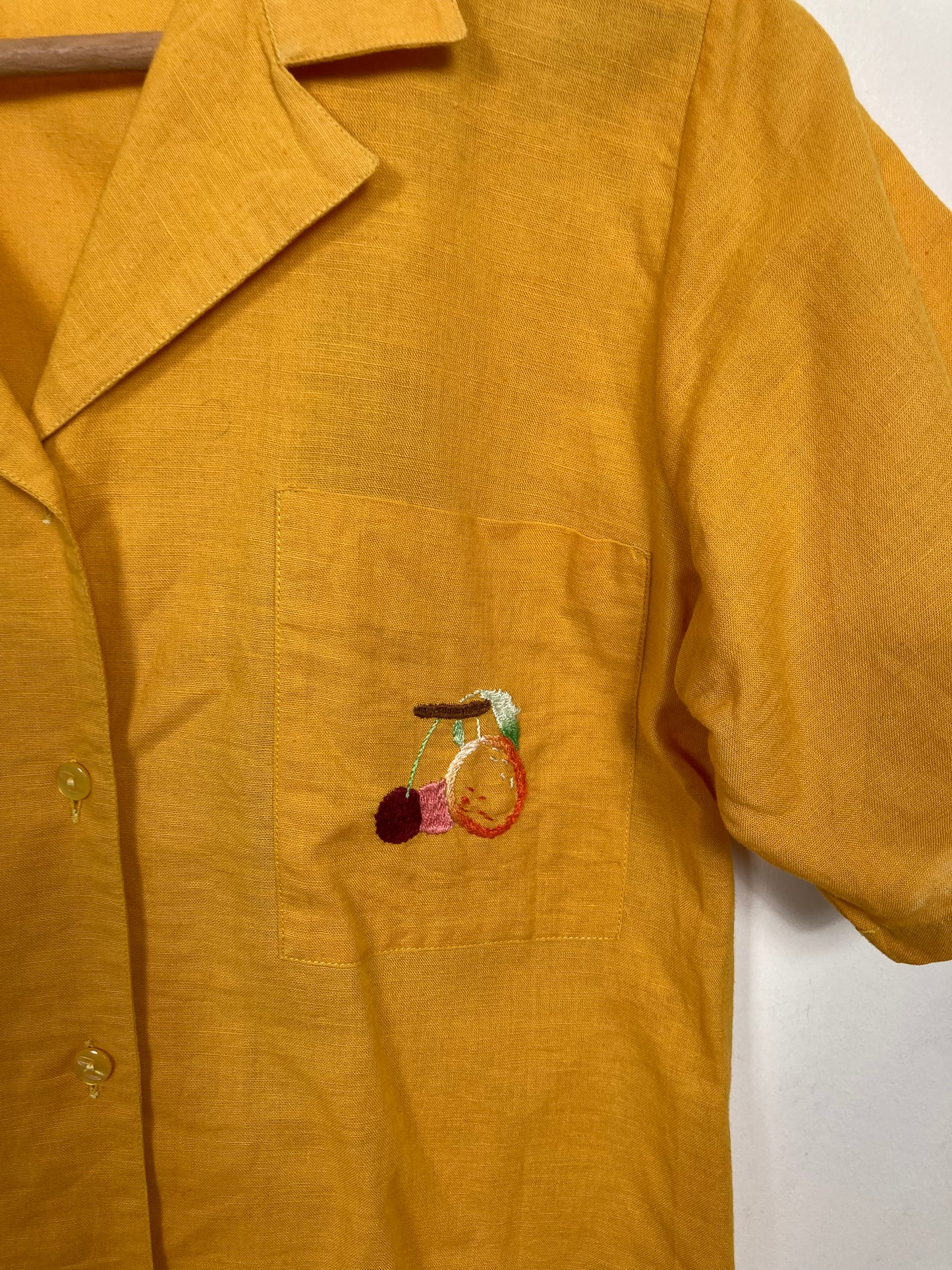 70s Ochre Shirt Made in Italy