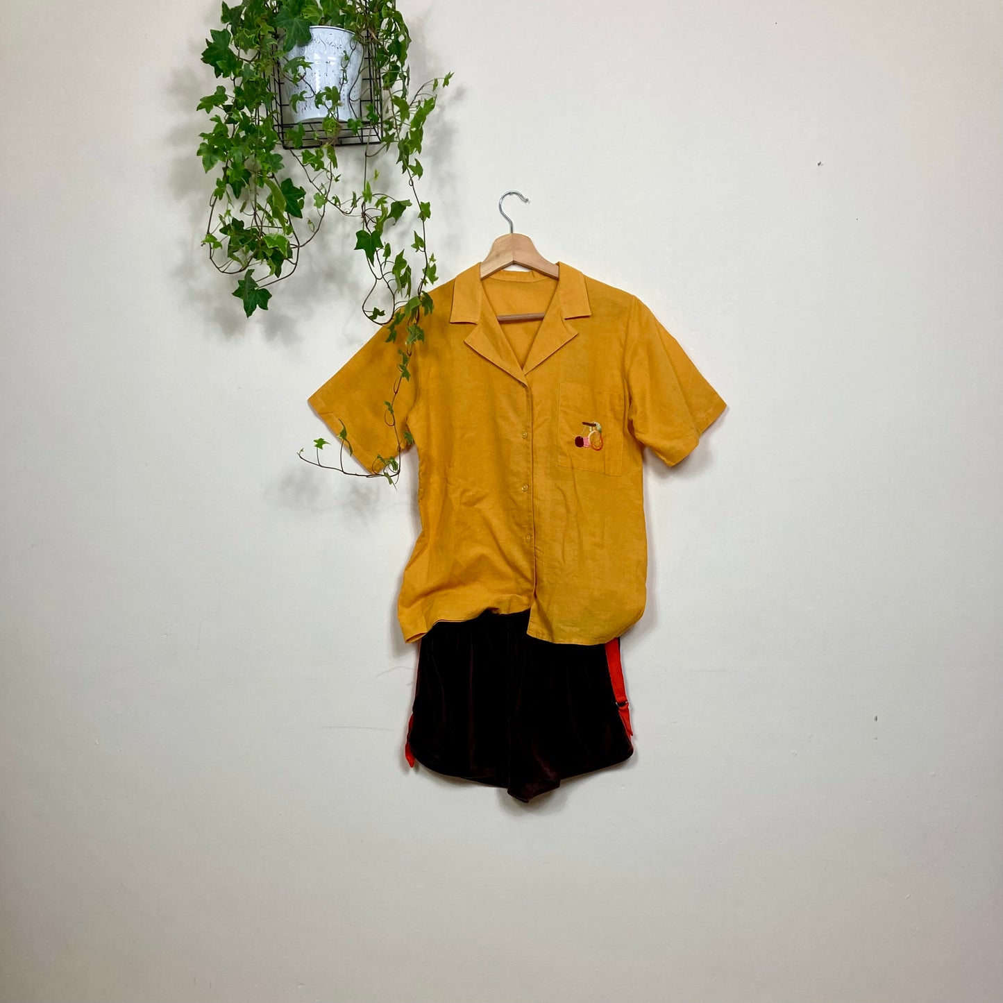 70s Ochre Shirt Made in Italy