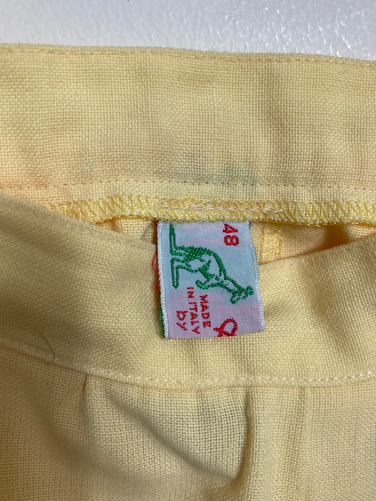 80s Yello Cotton Short