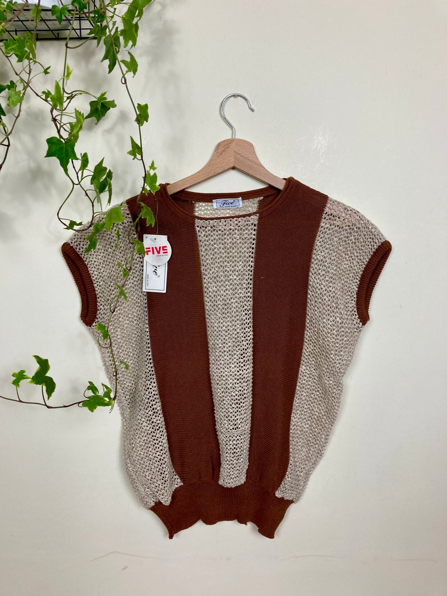 70s Knit Tank Top Made in Italy