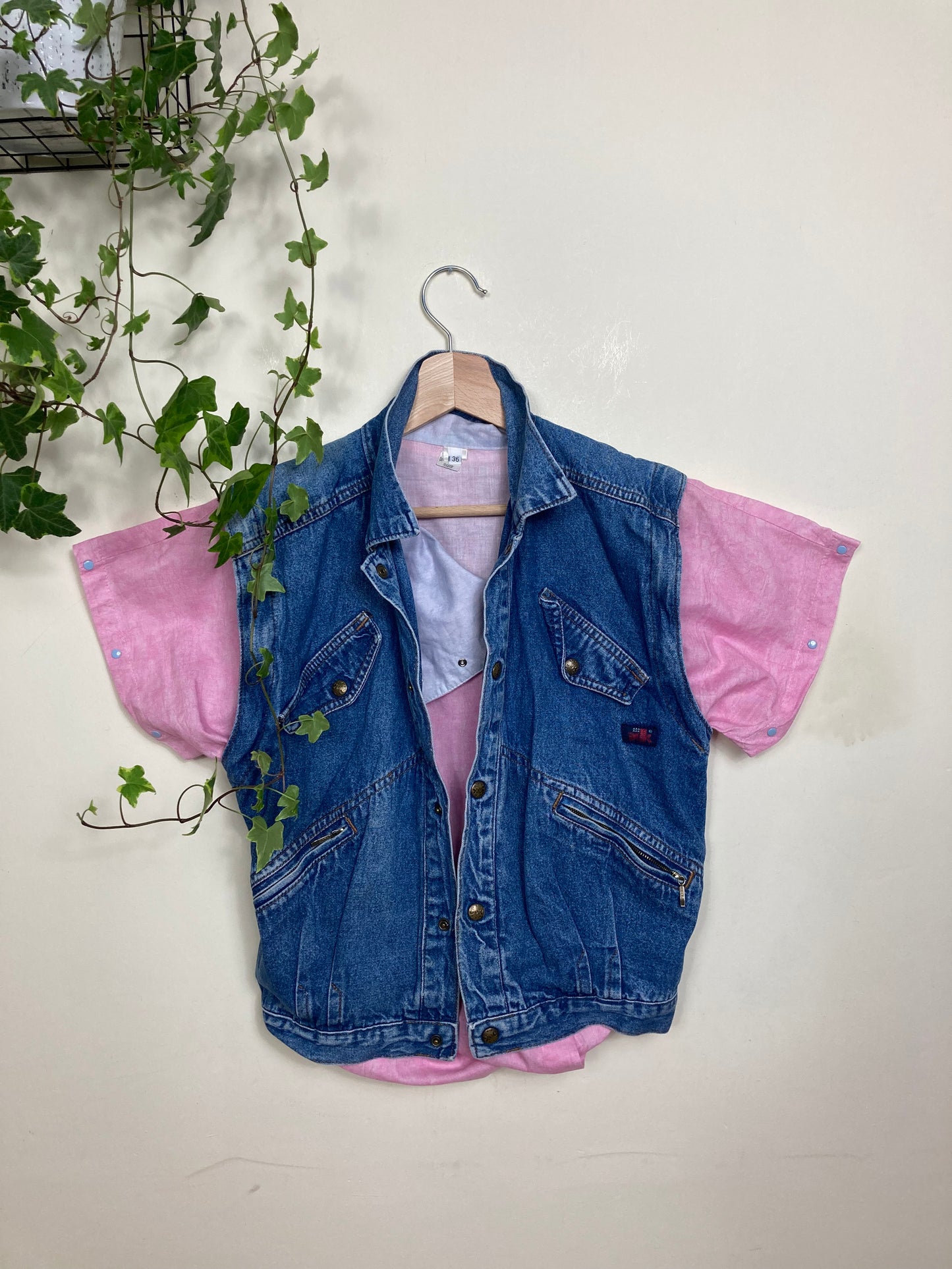 80s Denim Jacket/Vest Made in Italy