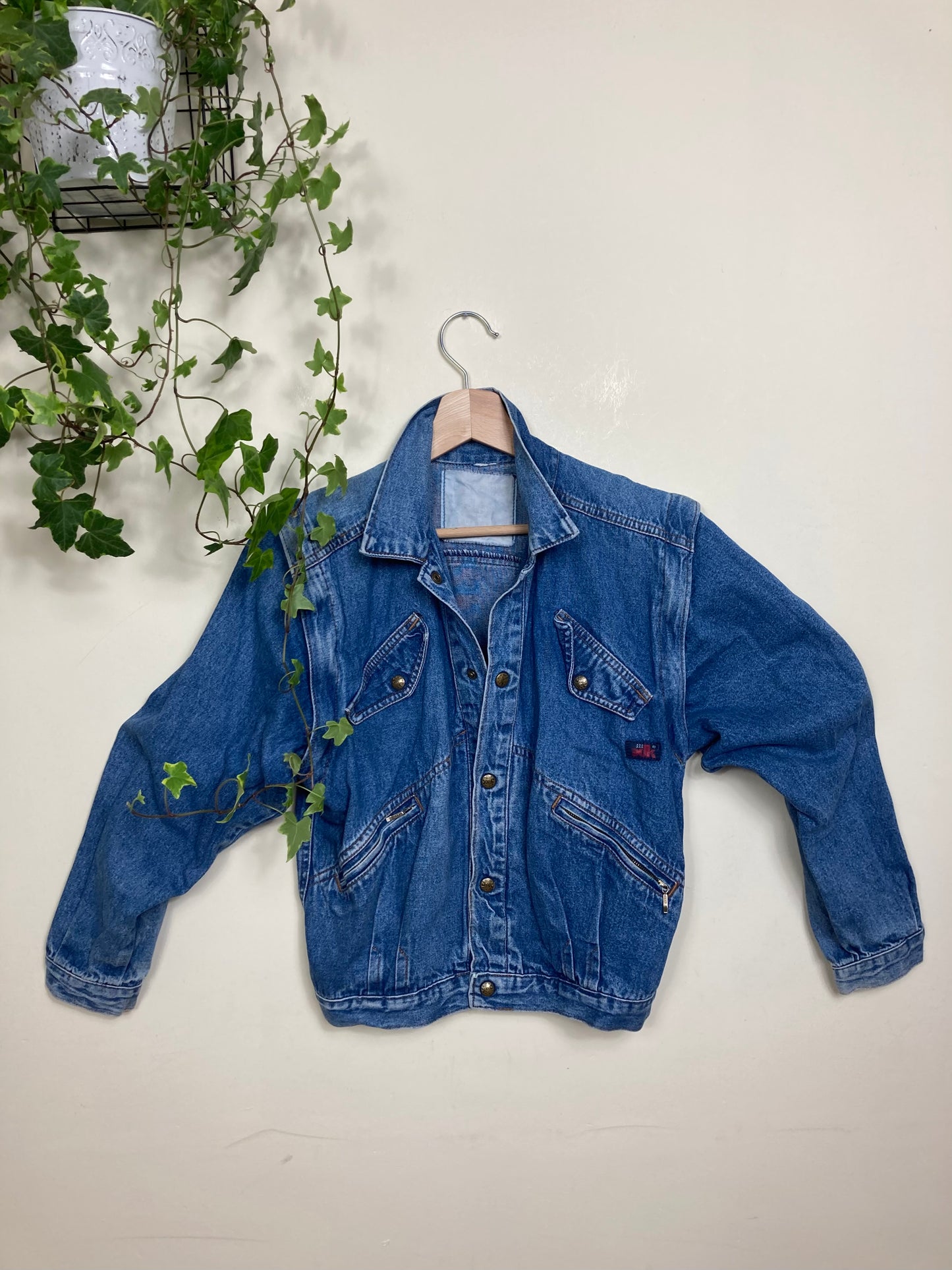 80s Denim Jacket/Vest Made in Italy