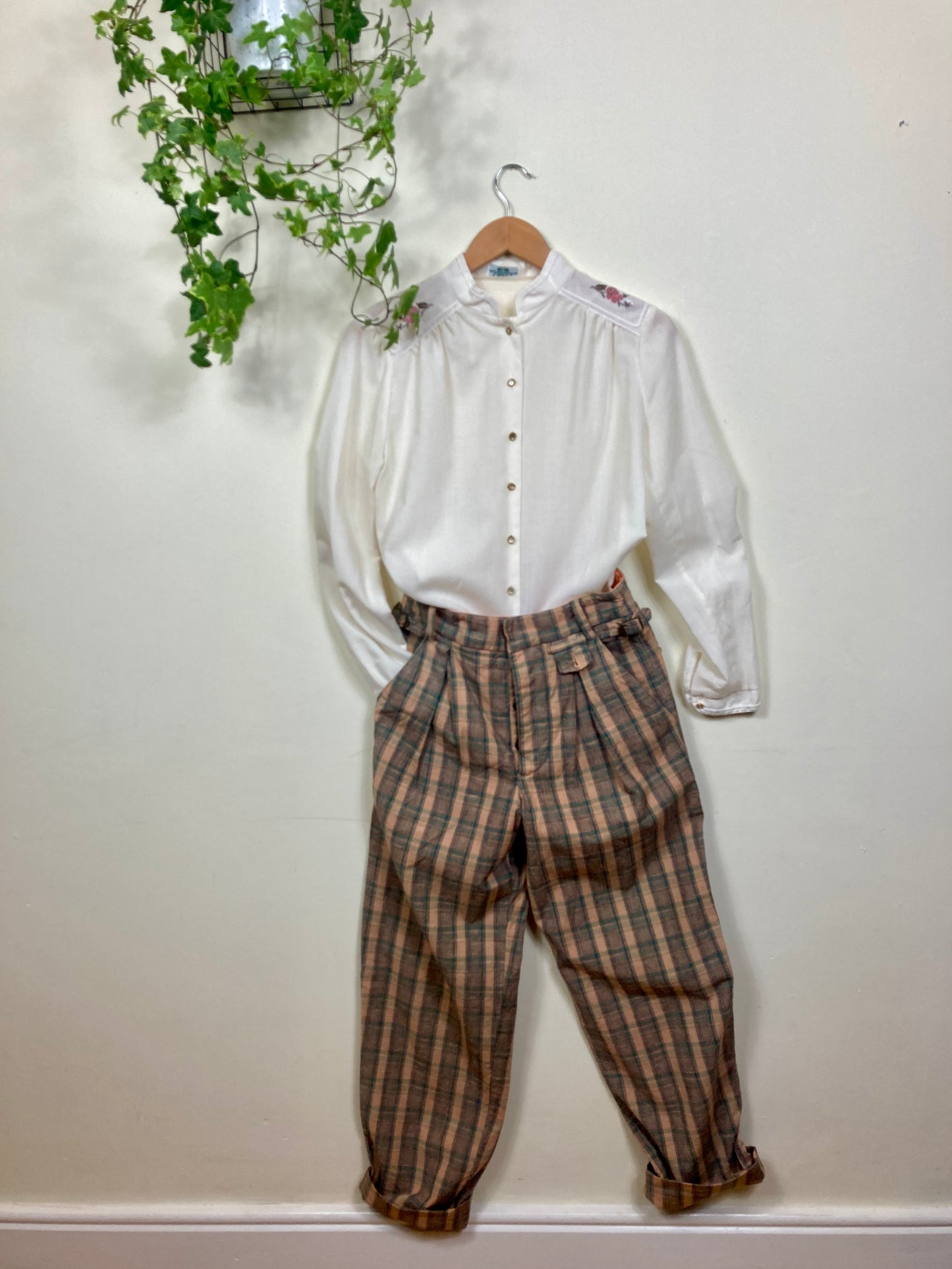 80s Cotton Trousers Made in Italy