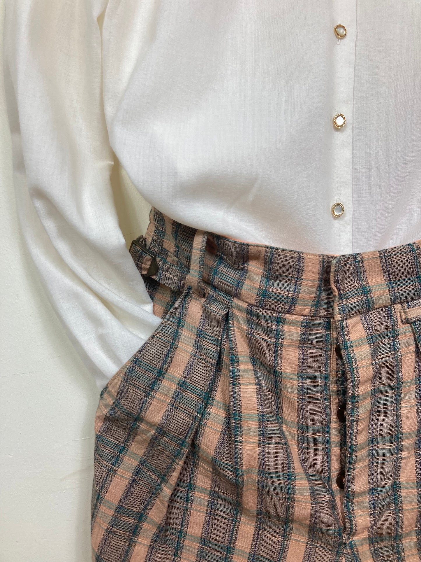 80s Cotton Trousers Made in Italy