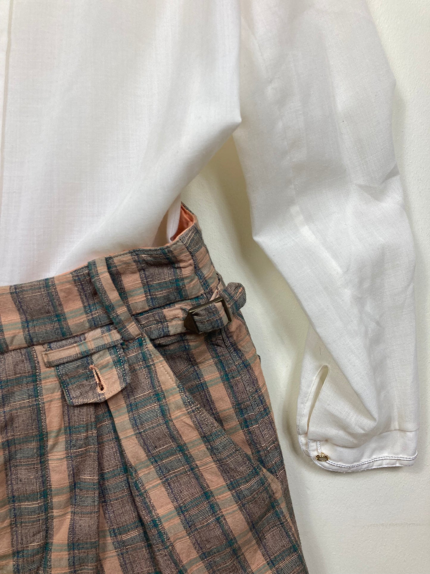 80s Cotton Trousers Made in Italy