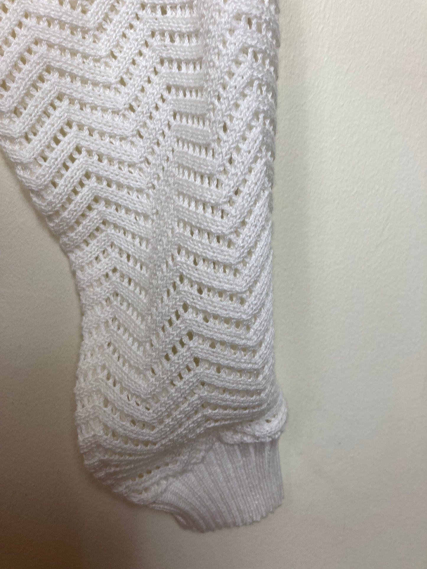 White Crochet Cardigan Made in Italy