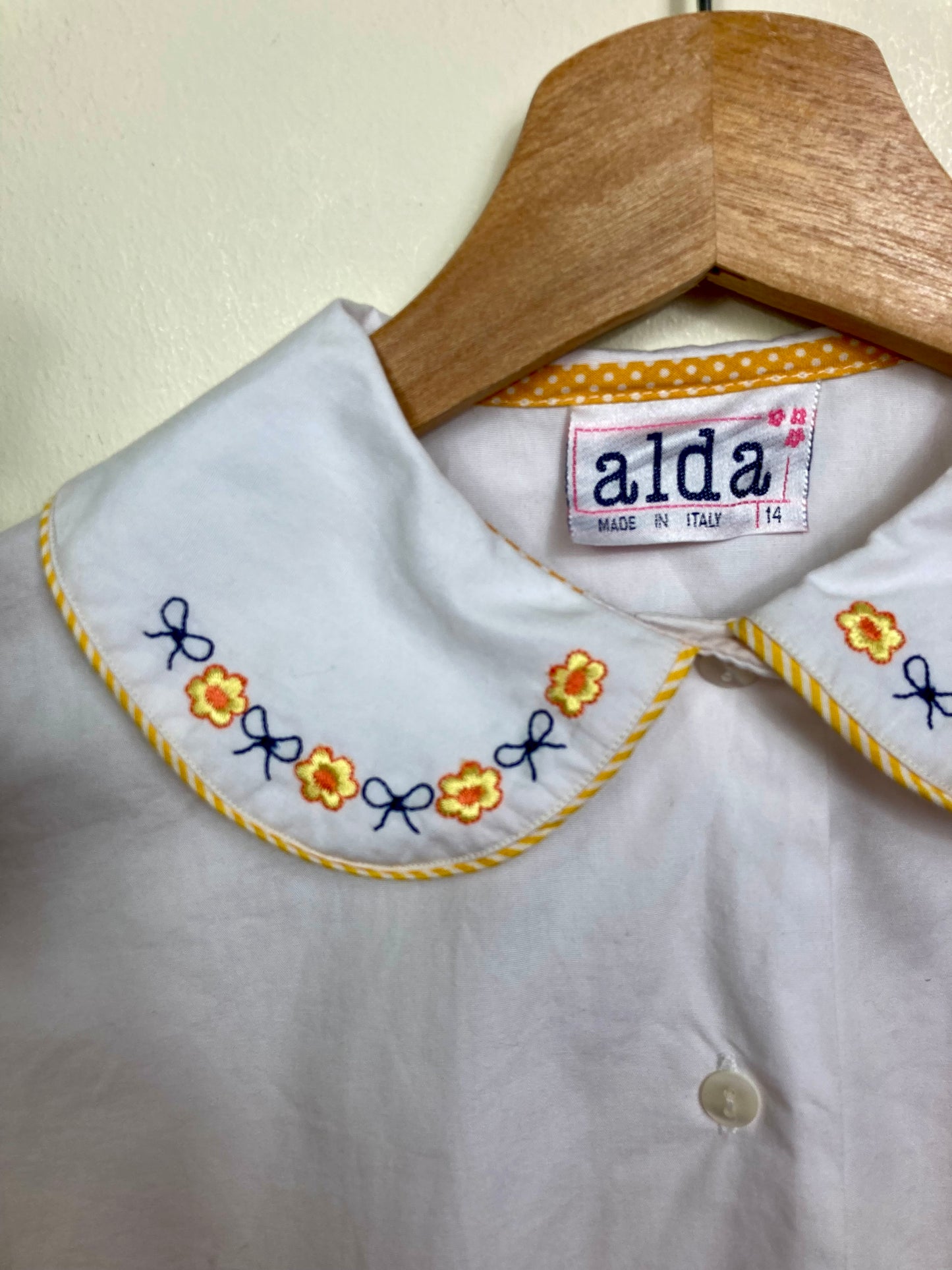 Romantic Cotton Shirt Made in Italy