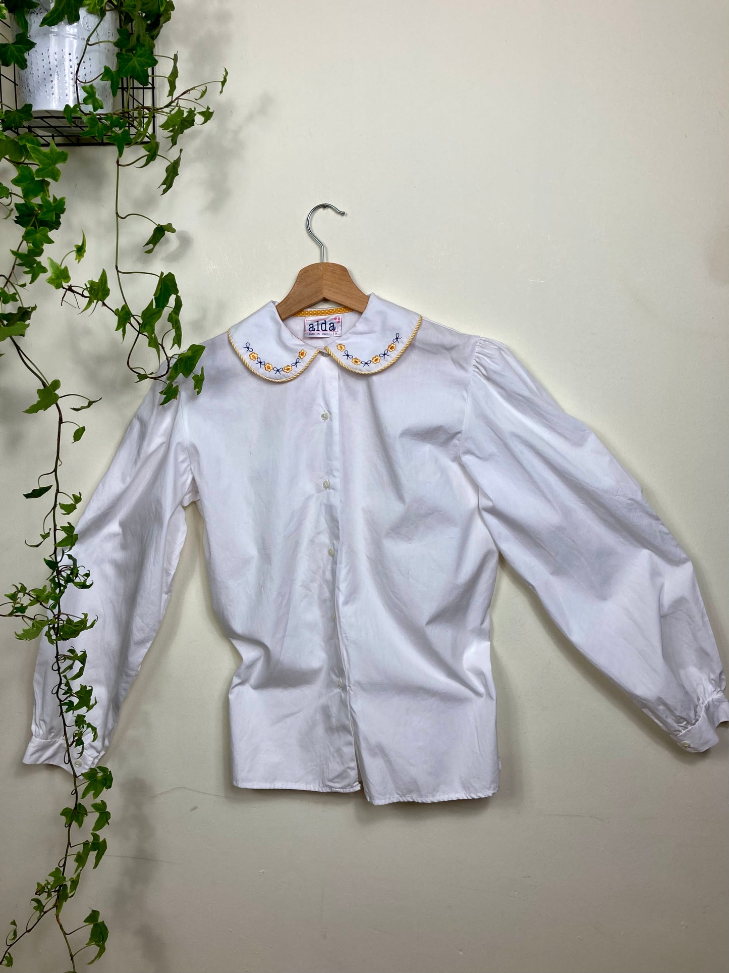 Romantic Cotton Shirt Made in Italy