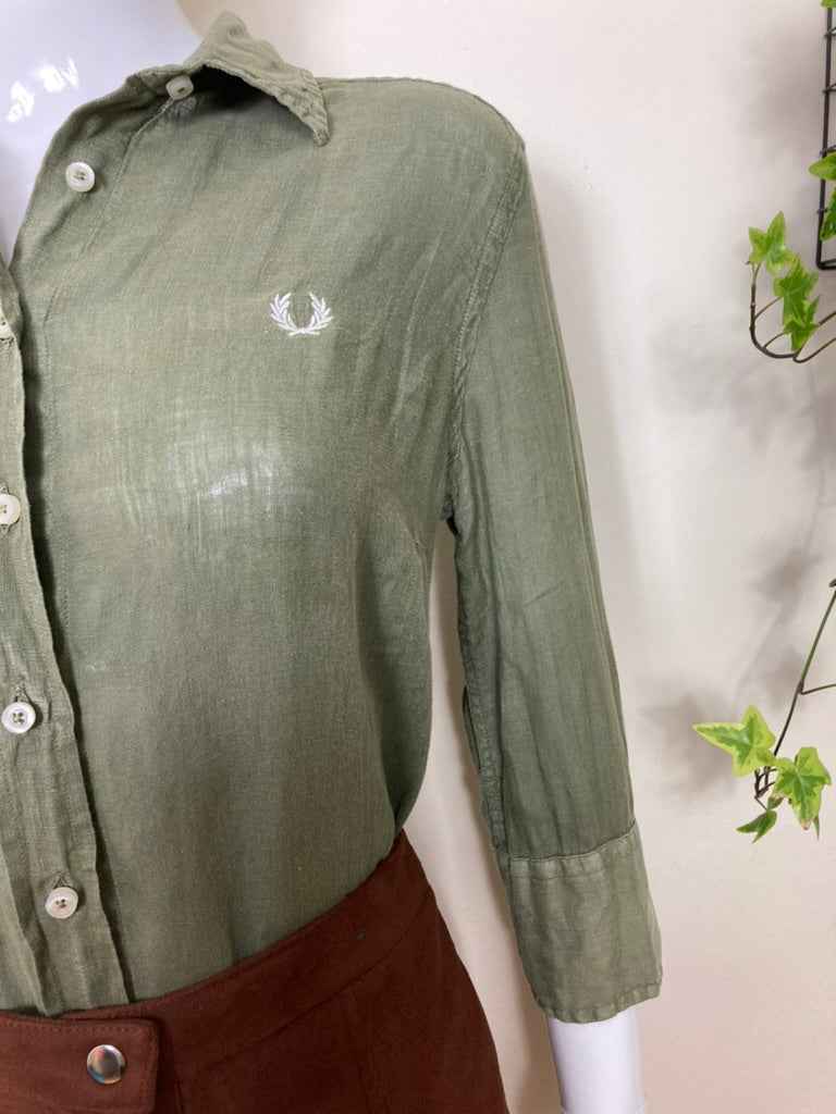 Pure Linen Fred Perry Shirt